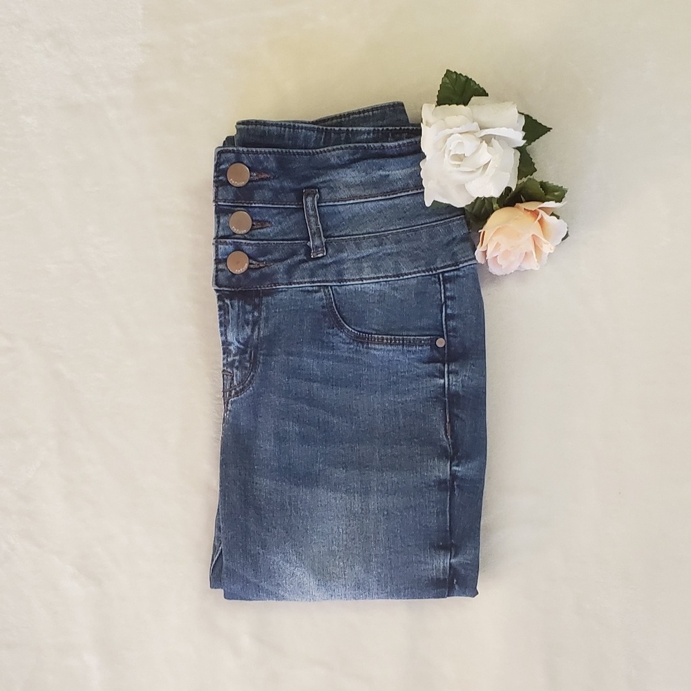Skinny High Waist Ripped Jeans